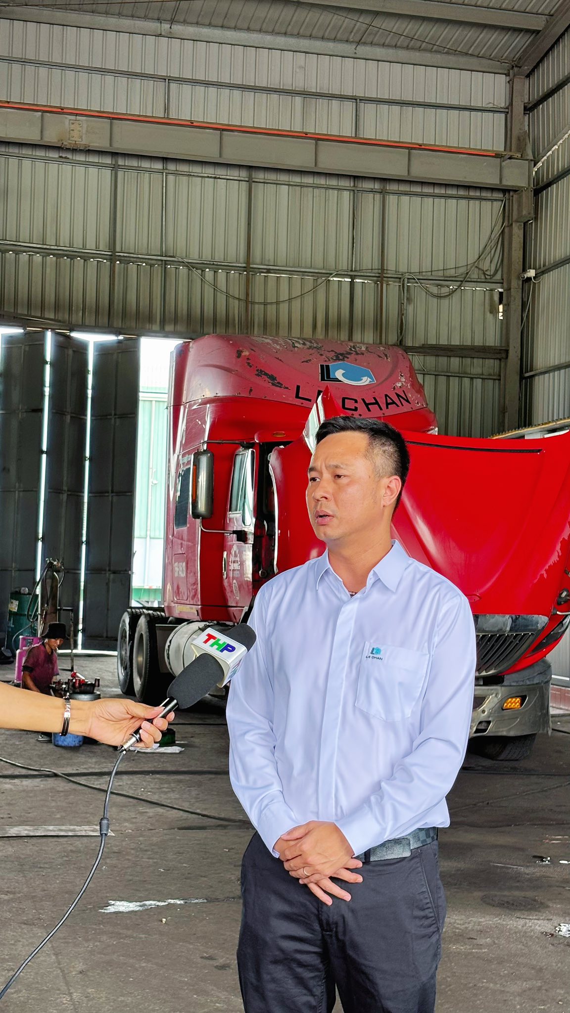 Tổng Giám đốc Nguyễn Tuấn Dũng chia sẻ với Đài Truyền hình Hải Phòng